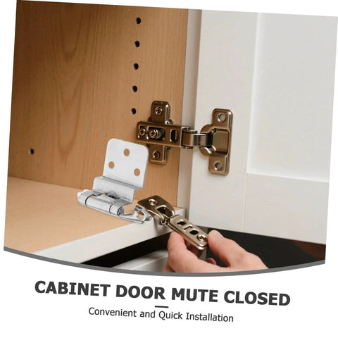 Super Smooth Self Closing Inset Cabinet Hinges Set 8 Pcs With High Load Capacity For Kitchen And Bathroom Precision Engineering For Easy Install And Quiet Auto Closure By Unomor Ready To Install shown being installed on cabinet door