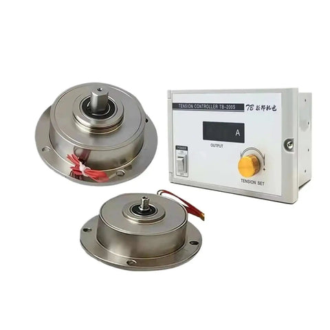 Micro Magnetic Powder Brake Tension Controller Kit with Powder Clutch and Particle Brake for Textile Bag Machines