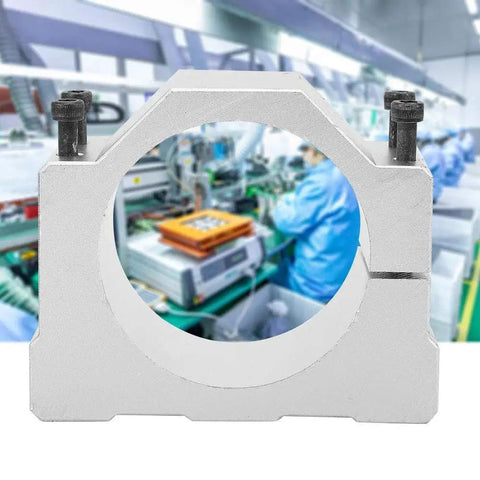 80mm Spindle Mount Bracket For CNC Machines And Spindle Motors Durable 80mm Motor Mount Base With Electroplated Finish CNC Clamp
