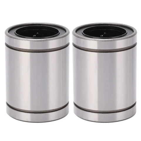 4 Piece Linear Ball Bearing Set Low Noise Cylindrical Bearings For 3D Printer And Robotic Arm Automation Equipment Featuring Heat Treated Steel