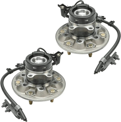 2WD Front End Kit For 06 08 Chevy Colorado GMC Canyon Isuzu I 290 Featuring Upper Control Arms With Ball Joints Inner And Outer Tie Rods Steering Rack Boots Front Sway Bars Wheel Hub Bearings 12 Piece Set Easy Install Durable Suspension Upgrade wheel hub bearings component view