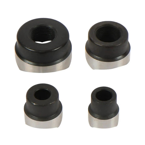 Metal dies for 15 Ton Hydraulic Knockout Punch Kit with Half Inch to Four Inch Conduit Cutter, for electrician projects
