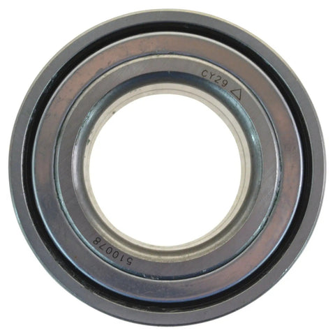 Close-up of Two Piece Front Passenger Side Wheel Bearing And Hub Kit For 2001 To 2006 Elantra Direct Fit Premium Quality