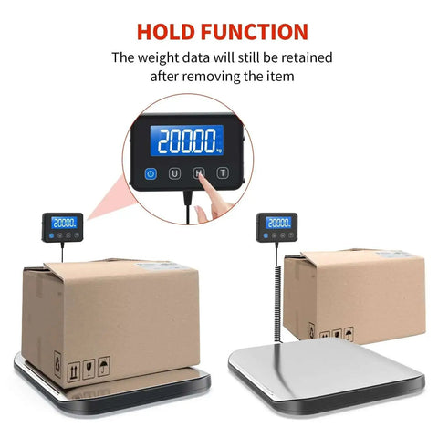 Heavy Duty 440Lb Shipping Scale For Packages And Postage, Large Postal Scale With Stainless Steel Surface, 4 Load Cells