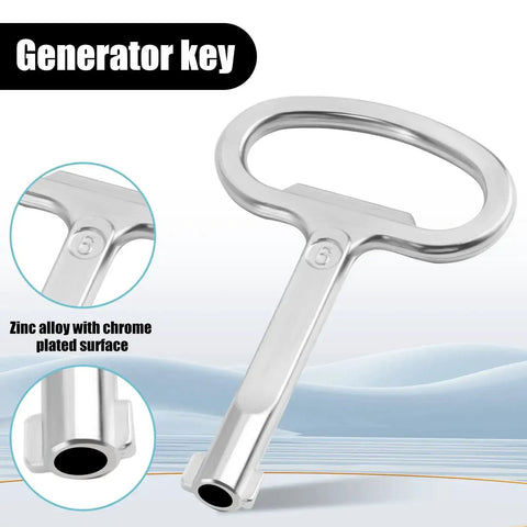 6mm Hole Universal Cabinet Key For Switchgear Control Network GGD Cabinets And AE Boxes Industrial Enclosures 2 Pack