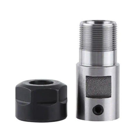 Collet Chuck Motor Shaft Spindle Adapter For CNC Milling 8mm Shank 0.31 Inch Inner High Precision with clamping nut in steel