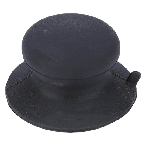 Universal Pot Lid Knob With Heat Resistant Silicone Suction Cup Easy Grip Lid Handle For Cooking And Camping in black