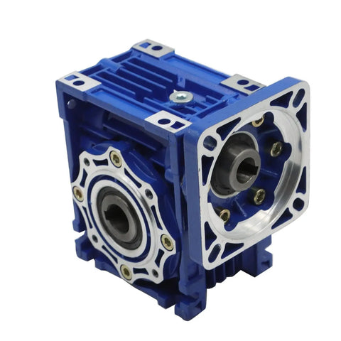 40 To 1 NMRV040 Worm Gear Reducer For Nema 34 Flange Motors 14mm Input Shaft And 18mm Output Shaft Lightweight Compact Gearbox