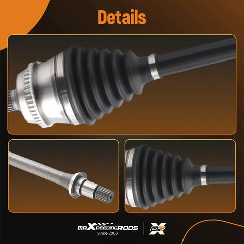 Front CV Axle Shaft Assembly Pair For Lexus ES300 ES330 RX330 RX350 And Toyota Camry Highlander Solara Left And Right Sides