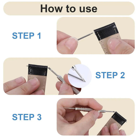 How to use the 30 Piece Watch Band Pins Replacement Kit With Heavy Duty Stainless Steel Double Ended Pin Springs For Bracelet Repair Diameter 1.5-1.8mm Ideal For At Home Strap Adjustments And Quick Pin Removals DIY Ready with step-by-step instructions.