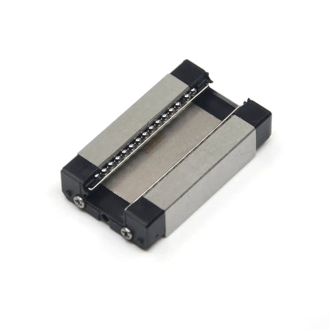 Close-up of MGN12H carriage block for 200mm Stainless Steel MGN12 Linear Rail Guide With MGN12H Carriage Block For 3D Printers And CNC Machines