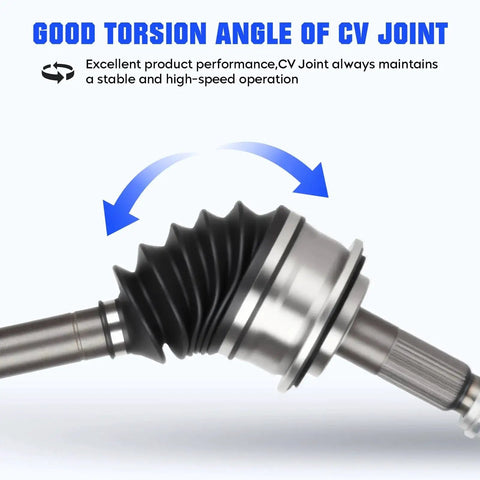 Ford Front Left CV Axle Shaft Assembly for Escape and Lincoln MKZ 2013 through 2019 2.0L 2.5L L4 1.5L 1.6L Replacement 66-2284