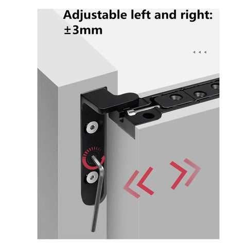 Invisible Stainless Steel Door Hinge For Wooden Doors, 80kg Load, Adjustable Hidden Pivoting Concealed Precision Casting, Gold Finish