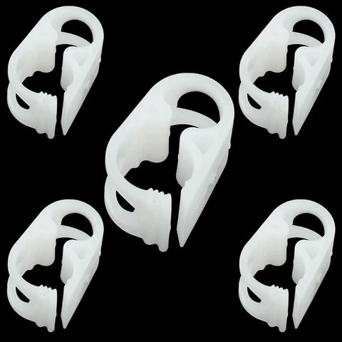 Five Pack Plastic Tubing Clamps For Lab Adjustable Tube Clamp Flow Control Hose Clamp Made Of POM Plastic Durable Elastic Clamp