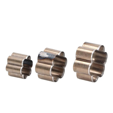 Flower Shaped Leather Hole Punch Die Set, 3-Piece Alloy Steel Punch Tools shown in three different sizes