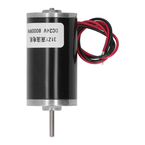 24V Adjustable Speed Permanent Magnet DC Motor With CW CCW Rotation Low Noise Stable Output All Metal Construction For Smart Toys