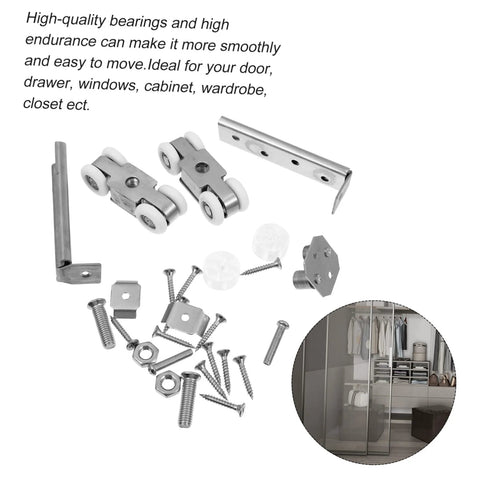 Stainless Steel Sliding Door Roller With Nylon Wheels For Patio Doors Built To Last Heavy Duty Quiet Glide Smooth Track Kit