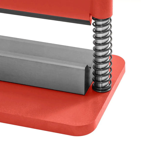 Hydraulic Press Brake Attachment 12 Inch Metal Bending Tool For 12 To 20 Ton Heavy Duty Shop Ready Dual Spring Design, close-up view.
