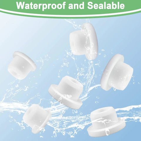 36 Piece Bathtub Jet Covers Set In 6 Sizes Fits 12mm 13mm 14mm 15mm 16mm And 17mm Hole For Universal Silicone Tub Drain Plugs