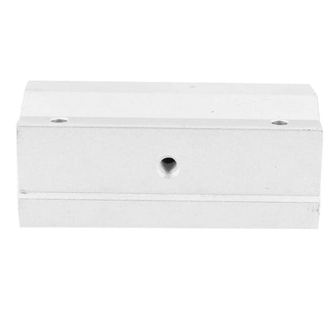 Side view of 20Mm Linear Motion Ball Bearing Slide Bushing In Silver Tone Built For Pros And DIYers For Precision Guide Rails