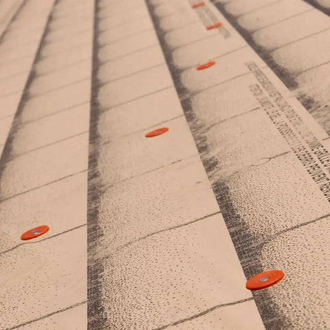 12 Gauge 1 Inch Plastic Cap Roofing Nail With Diamond Point Ring Shank Electrogalvanized Steel used on roofing for weather exposure
