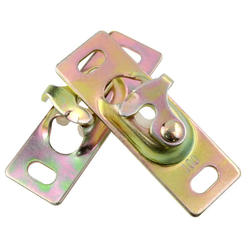 RV Sliding Door Hanger Set With Plates And Pocket Door Hardware Kit, Includes Mounting Screws, High Hardness Metal Construction