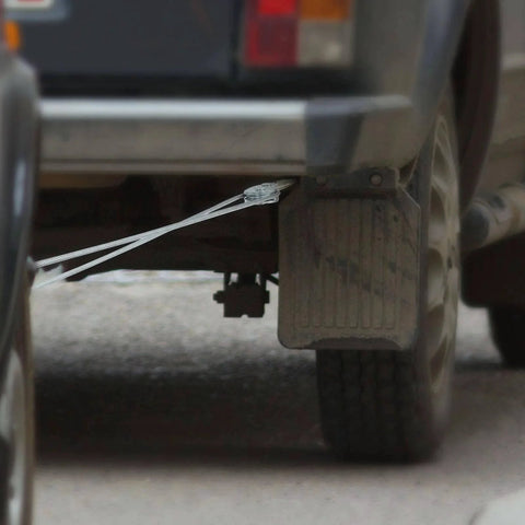Five Ton Come Along Winch With Eleven And A Half Foot Steel Cable Dual Gear Heavy Duty Ratchet Puller For Vehicle Rescue in use