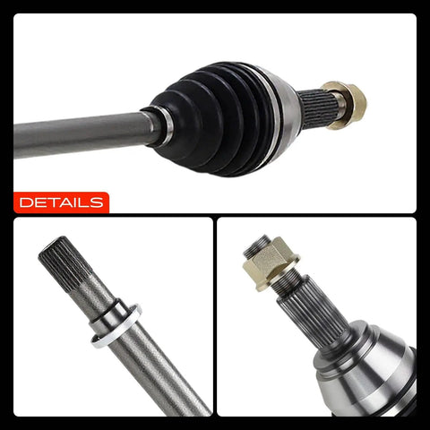 Close-up of CV Axle Shaft Assembly Front Right Passenger Side for Nissan Altima 2013-2018 2.5L Sedan Drop In Replacement 391003NT0A.