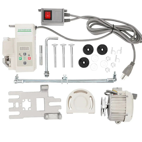 Beefy Industrial Sewing Machine Servo Motor with Controller and Foot Switch Brushless 110V 750W 1HP 200 to 6000 RPM CW CCW