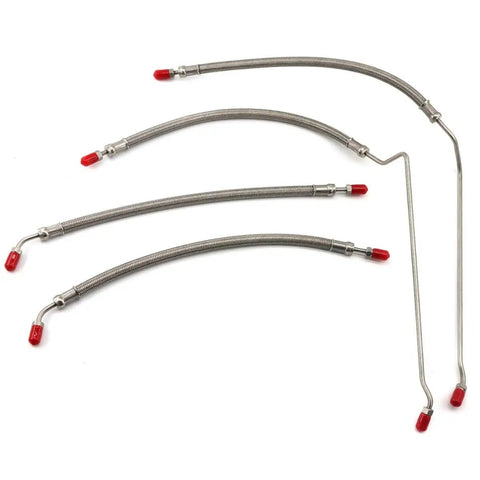 Trim Tilt Hydraulic Ram Cylinder Hose Kit For Alpha One And Bravo Outdrives, Replaces 9B-104 And 9B-121 Trim Cylinders, Includes Lines