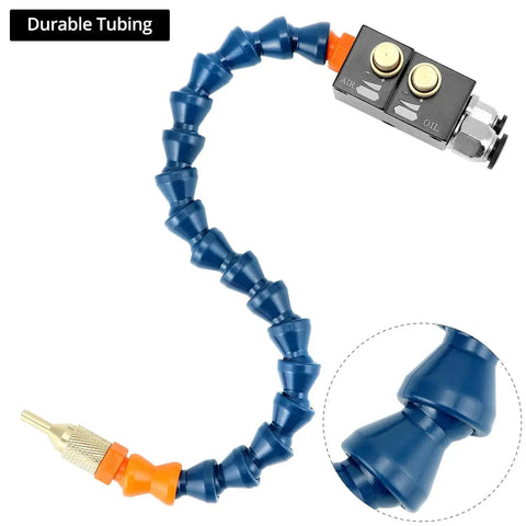 Mist Coolant Lubrication Spray System For CNC Lathe Milling And Drill Machines Boosts Cutting Speeds Extends Tool Life