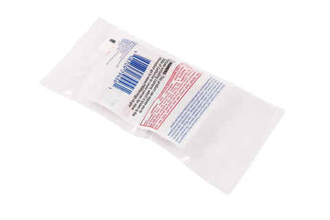 Back view of GM Original Equipment Red High Strength Thread Locker 0.20 Oz packaging for auto bolts