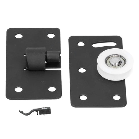 Sliding Door Wheel With Gasket For Wardrobe Cabinet Closet Furniture Grooved Track Wheel Concave Wheel Sliding Pulley Durable CRS Material