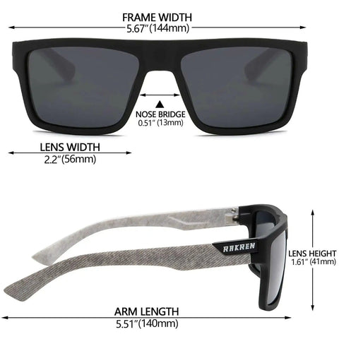 Polarized Sports Sunglasses For Men And Women Vintage Square Fishing Glasses UV400 Protection Dope Outdoor Shades Unisex Frames B1