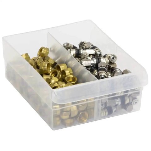 Length Dividers For Plastic Storage Drawers And Cabinets, 6 Pack Clear, Create Custom Compartments For Craft And Hardware Cabinets.