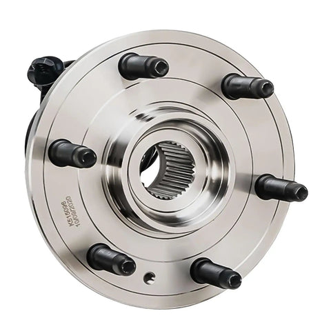 Front view of 4WD Front Wheel Bearing Hubs And CV Axles Kit For Silverado 1500 Sierra Suburban Tahoe Yukon XL Avalanche And Cadillac Escalade ESV EXT AWD Ready To Roll Replacement Parts For A Smooth Quiet Ride And Easy Install.