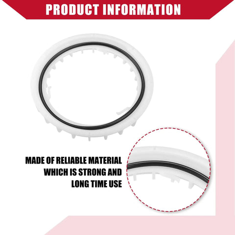 Fuel Pump Gauge Lock Ring Retainer With Seal Ring For Toyota Highlander 2004 2010 And Lexus RX330 RX350 RX450h RX450hL 2004 2022 1 Set White