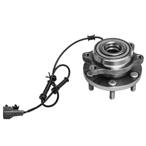 Front Wheel Bearing And Hub Assembly For 2005 2018 Nissan Frontier 2005 2012 Pathfinder 2005 2015 Xterra And 2009 2012 Suzuki Equator 4WD 6 Lug With ABS Built To Last Keeps Your Ride Smooth.