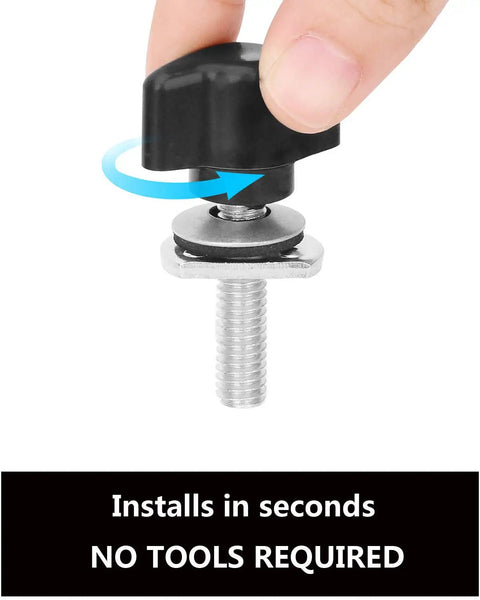 Tool Free Quick Removal Hard Top Bolts For Jeep Wrangler CJ YJ TJ JK Unlimited Sahara Rubicon Pack Of 8 Thumb Screws installation
