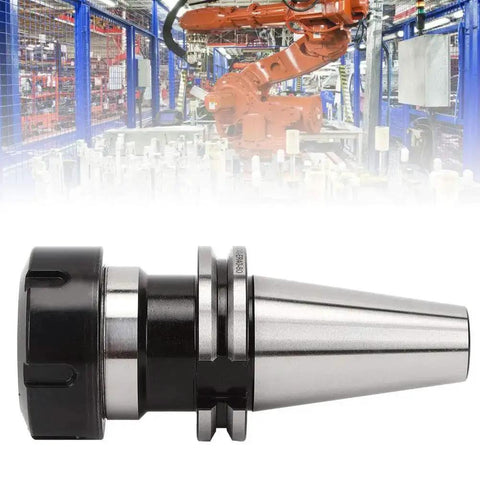 CAT40 ER40 80 CNC Tool Holder Lathe Collet Chuck Built To Last No Frills Precision Machining in industrial setting