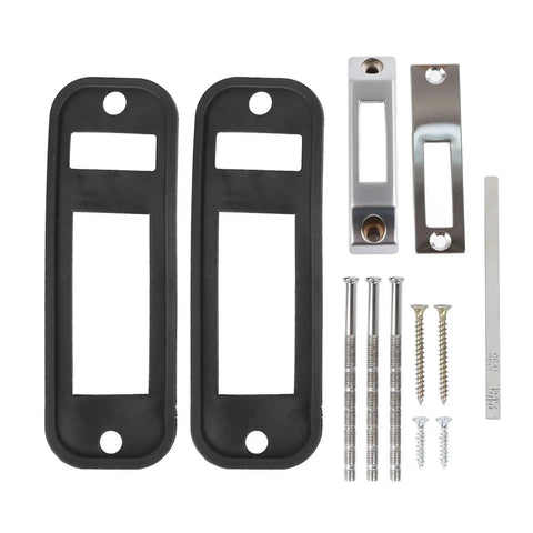 Zinc Alloy Mechanical Password Lock For Sliding Doors Keyless Home Security Lock components including screws and plates