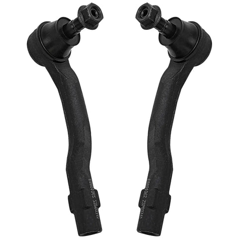 All In One Front End Replacement Kit For 2014 2018 Mazda 3 Sport Featuring Front Wheel Bearings Hubs Tie Rods Lower Ball Joints And Sway Bar End Links 10 Piece Set - close-up view of two tie rods