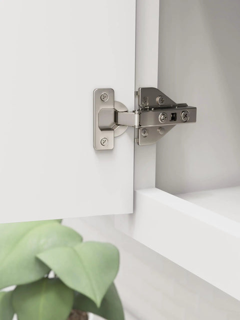 Premium Face Frame Cabinet Hinges With Soft Close For Kitchens And Baths One Half Inch Overlay Euro Concealed 105 Degree Opening