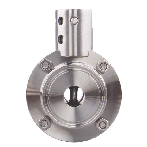 DERNORD sanitary butterfly valve with pull handle, stainless steel 304, 3/4 inch tri-clamp