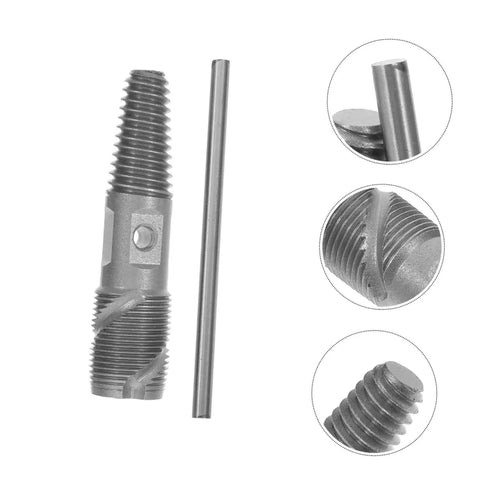 Dual Head Water Pipe Extractor And Broken Screw Remover Tool For Stripped Screws Valves And Bolts close-up image