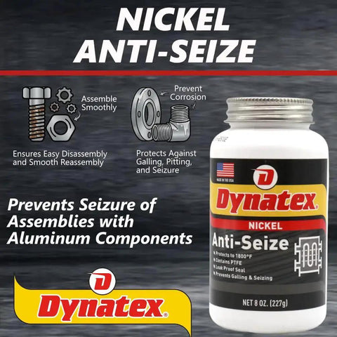 Nickel Anti Seize Paste Heavy Duty 8 Oz Can No Sulfur No Lead No Copper Halogen Free Built For Tough As Nails Jobs Protects Against Extreme Heat Corrosion And Acidic Environments 3 Pack