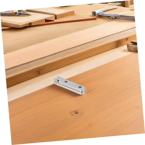 12 Pack Zinc Alloy 90 Degree Hinges For Jewelry Boxes And Miniature Furniture installed on wooden chest