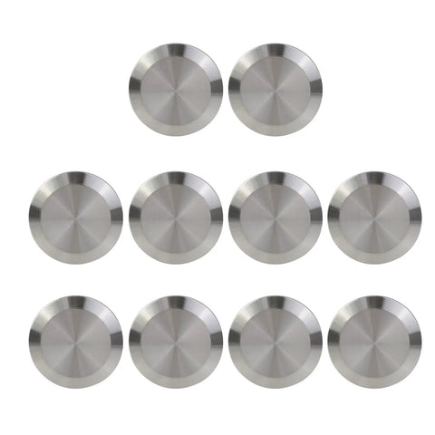 Wealrit sanitary end caps for tri clamp, stainless steel, 1.5 in tube OD, 10 pcs