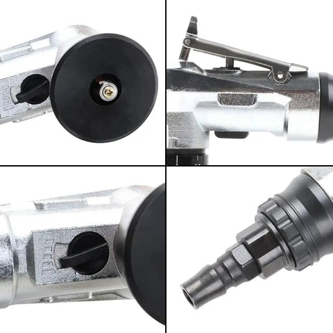 Mini Pneumatic Chamfering Tool For Metal Beveling All In One Deburring Cutter With Replaceable C And R Blades Bearings shown in detail