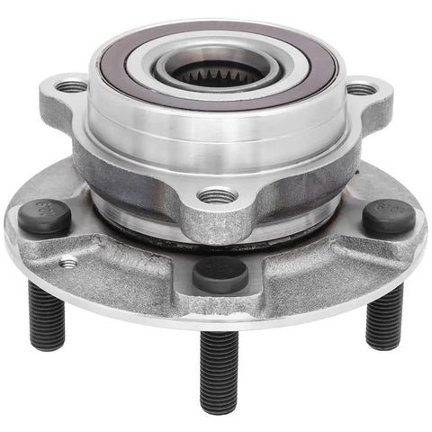 Front view of Wheel Hub Bearing Assembly For Front And Rear That Fits 2017-2023 Hyundai Kona Kia Seltos, metal construction.
